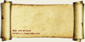 Kornelije Binjić vizit kartica